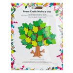 Jucarii, Copii si Bebe - Jucarii si jocuri - Jucarii & jocuri educative - Seturi de artizanat - Set artizanat spuma, copac, 17 cm, multicolor, decor autocolant - Infinity.ro