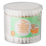 Ingrijire personala si Cosmetice - Ingrijire personala - Ingrijire ten - Servetele si dischete demachiante - Betisoare igienice copii, fiorevita baby, bambus cu opritor, set 100 bucati - Infinity.ro