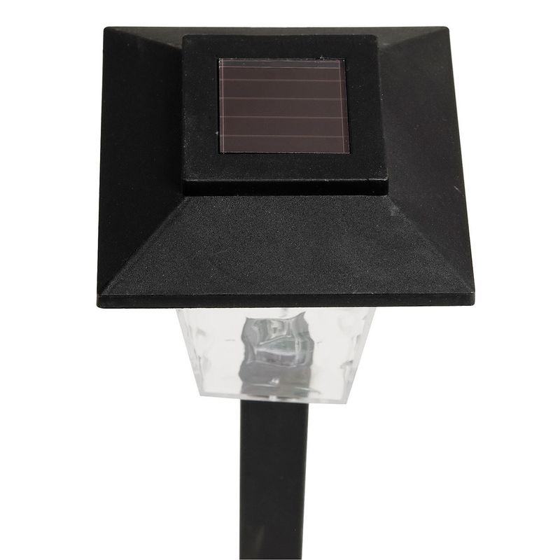 Casa si Gradina - Corpuri si surse de iluminat - Iluminat exterior - Lampi solare - Lampa solara, stick lantern, lungime pol 30cm, negru, plastic - Infinity.ro