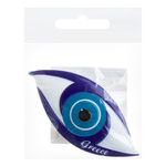 Casa si Gradina - Decoratiuni - Obiecte decorative - Magneti decorativi - Magnet decorativ ceramic, ochi, albastru si alb, greece, 9 x 4cm - Infinity.ro