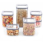 Casa si Gradina - Bucatarie si vesela - Organizare si depozitare bucatarie - Cutii alimentare - Recipient depozitare alimente, model transparent, plastic, capacitate 0,25l, 6 x 6 x 11cm - Infinity.ro