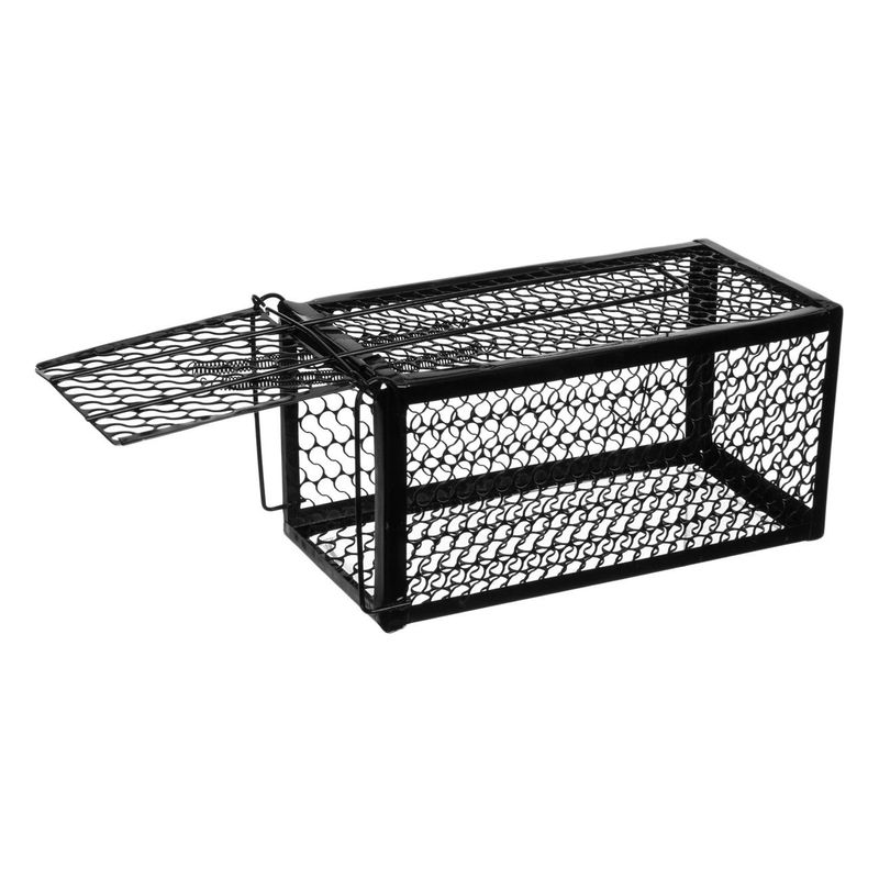 Casa si Gradina - Gradinarit si plante - Intretinere gradina - Articole daunatori gradina - Capcana rozatoare metalica, model negru, 23 x 11 x 11cm - Infinity.ro