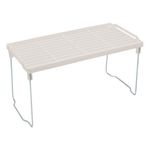 Casa si Gradina - Mobilier - Biblioteci si rafturi - Rafturi - Raft pliabil bucatarie, model alb, picioare metalice, dimensiuni 37.5 x 23.5 x 18cm - Infinity.ro