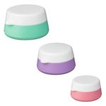 Sport si Outdoor - Articole de voiaj - Accesorii articole de voiaj - Set recipiente calatorie, multicolor, capacitate 10ml, 20ml si 30ml, 3 bucati, silicon - Infinity.ro