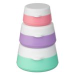 Sport si Outdoor - Articole de voiaj - Accesorii articole de voiaj - Set recipiente calatorie, multicolor, capacitate 10ml, 20ml si 30ml, 3 bucati, silicon - Infinity.ro