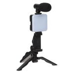 Laptop, Telefoane si Tablete - Telefoane mobile si accesorii - Accesorii Telefoane - Alte accesorii telefoane - Set vlogging, vide, kit vlog, 5w, trepied, lampa led, microfon, suport telefon, multicolor - Infinity.ro