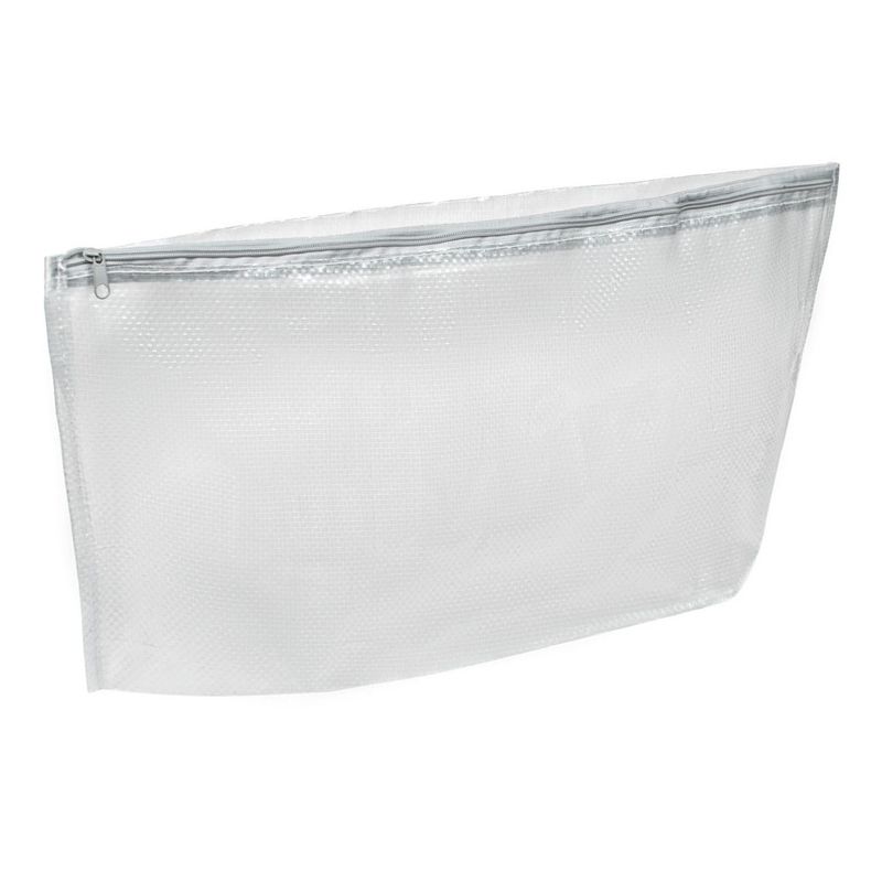 Casa si Gradina - Mobilier - Organizare si depozitare - Organizatoare pentru sertare si dulapuri - Husa depozitare pantofi, polipropilena, fermoar, culoare alb, dimensiuni 48 x 22 cm - Infinity.ro