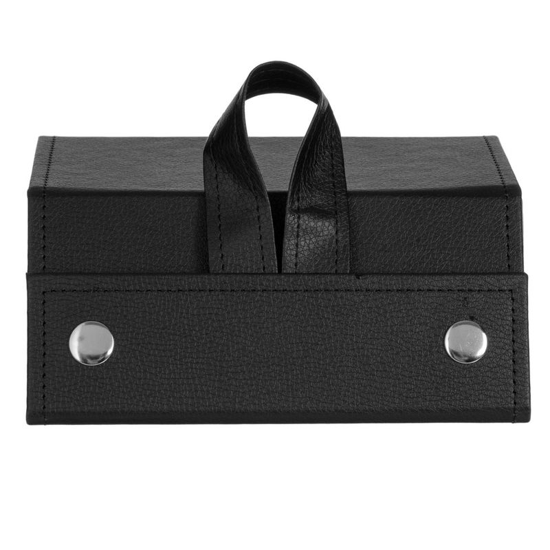 Casa si Gradina - Mobilier - Organizare si depozitare - Organizatoare pentru sertare si dulapuri - Organizator ochelari, model 3 compartimente, ergonomic, culoare negru, dimensiuni 44.7 x 16.8cm - Infinity.ro