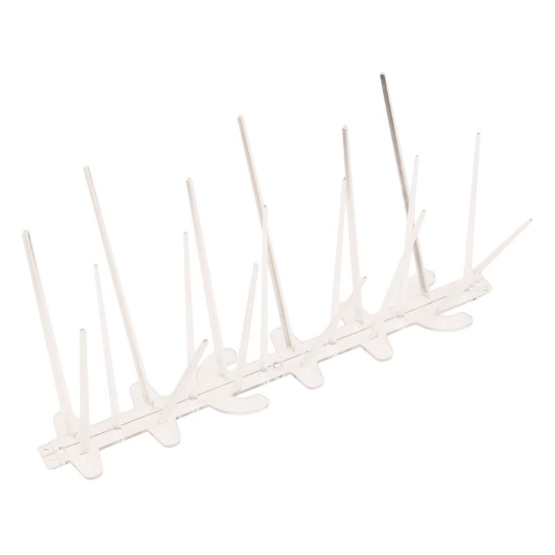 Casa si Gradina - Gradinarit si plante - Intretinere gradina - Articole daunatori gradina - Banda anti-pasari, model plastic transparent, dimensiuni 25 x 3.5 x 11 cm - Infinity.ro