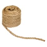 Casa si Gradina - Constructii - Feronerie si accesorii - Sfoara si lanturi - Sfoara multifunctionala, iuta, 12m, diametru 10mm, maro - Infinity.ro