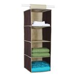 Casa si Gradina - Mobilier - Biblioteci si rafturi - Rafturi - Raft depozitare, model 4 nivele, culoare ecru, dimensiuni 30x 30x 84cm, material polipropilena - Infinity.ro