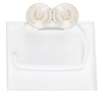 Casa si Gradina - Sanitare - Suporturi si accesorii baie - Suporturi baie - Suport hartie igienica cu capac, montare cu ventuza, plastic, alb, 15.2 x 16cm - Infinity.ro