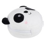 Sport si Outdoor - Articole de voiaj - Accesorii articole de voiaj - Set perna de calatorie si masca de somn, model panda, material poliester, alb-negru - Infinity.ro