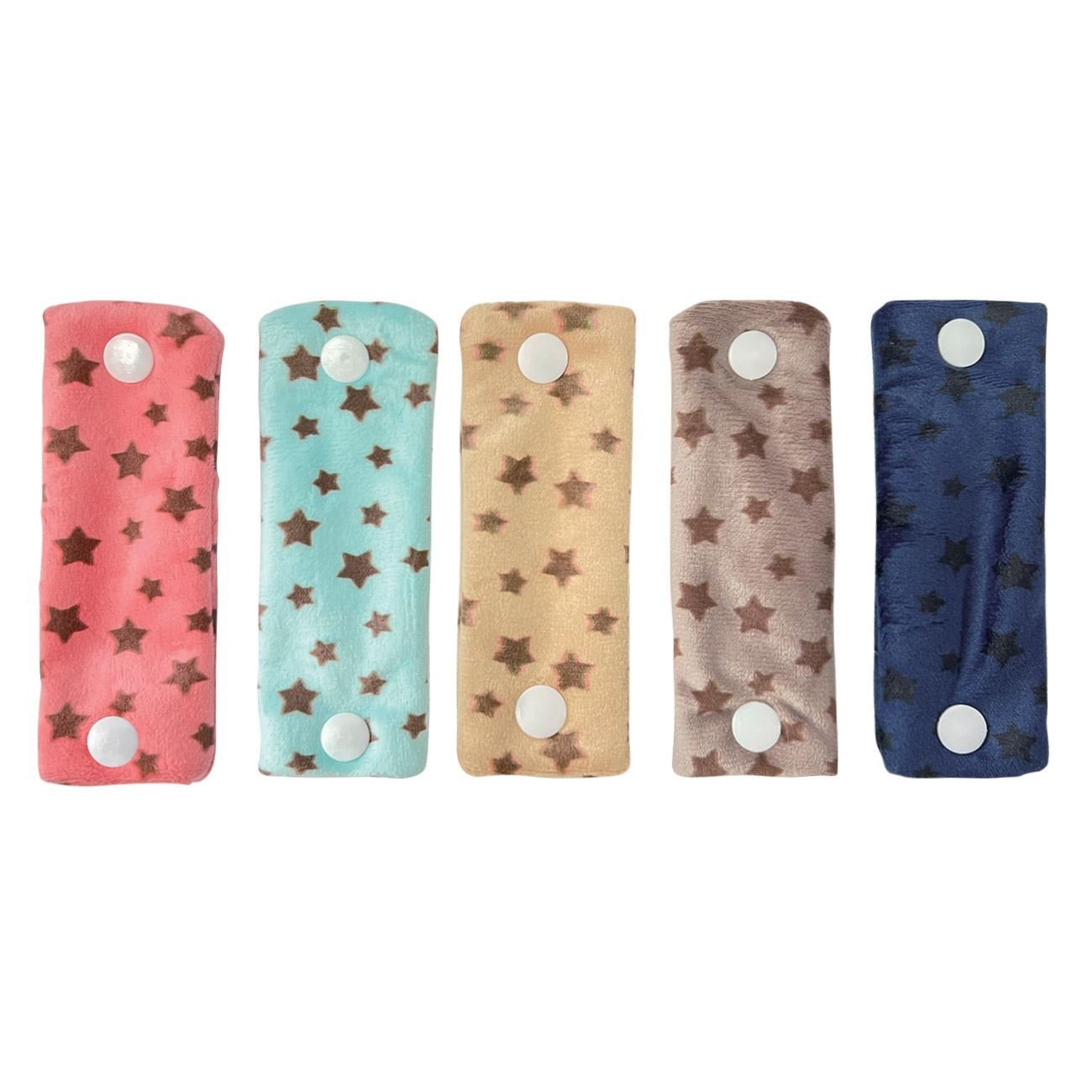 Bigudiuri par omnia, set 5 bucati, multicolor, fara caldura
