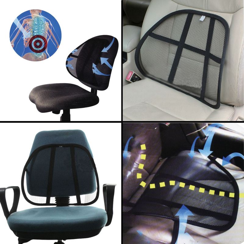 Ingrijire personala si Cosmetice - Sanatate si wellness - Aparate medicale - Suporturi ortopedice si orteze - Suport spate scaun, ergonomic, negru - Infinity.ro