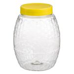 Casa si Gradina - Bucatarie si vesela - Organizare si depozitare bucatarie - Borcane si capace - Recipient miere, model celular, capacitate 1.5l, capac galben - Infinity.ro