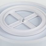 Casa si Gradina - Bucatarie si vesela - Ustensile bucatarie - Tavi servire - Tava organizare rotativa, 22.5 x 6.5cm, rotire 360°, plastic, alb - Infinity.ro