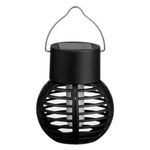Casa si Gradina - Corpuri si surse de iluminat - Iluminat exterior - Lampi solare - Lampa solara suspendabila, led, flacara, negru, 6.5 x 9cm - Infinity.ro