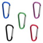 Casa si Gradina - Constructii - Feronerie si accesorii - Suruburi, dibluri si accesorii uz general - Carabiniere metalice, multicolor, 4.7 x 2.5cm, set 5 bucati, capacitate 1kg - Infinity.ro