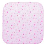 Casa si Gradina - Textile si covoare - Textile baie - Prosoape - Set prosopele bebe baby cute, model stele si inimi, roz/alb, dimensiuni 25 x 25cm, 8 bucati - Infinity.ro