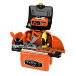 Jucarii, Copii si Bebe - Jucarii si jocuri - Jucarii de rol - Ateliere si bancuri de lucru - Banc de lucru portabil, set unelte, multicolor, plastic, dimensiuni ambalaj 23 x 12 x 30 cm, varsta recomandata 3+ ani - Infinity.ro