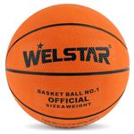 Sport si Outdoor - Sporturi de echipa - Baschet - Mingi de baschet - Minge baschet welstar no.1, marime 13.5 cm, portocaliu - Infinity.ro