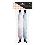 Ingrijire personala si Cosmetice - Aparate & accesorii ingrijire personala - Hair styling - Bigudiuri - Bigudiuri par, heatless roller, set 4 bucati, culoare roz si bleu, 19cm - Infinity.ro