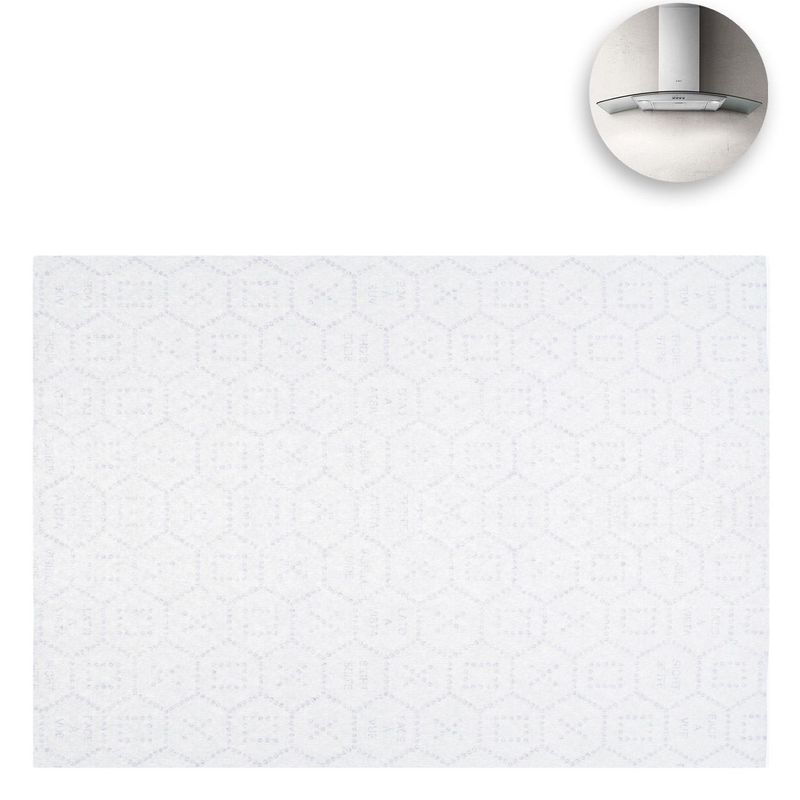 Electronice si Electrocasnice - Aragazuri, cuptoare si hote - Accesorii aragazuri, cuptoare si hote - Accesorii hote - Filtru hota, harma, 45 x 60 cm, alb, neinflamabil - Infinity.ro