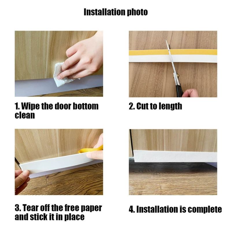 Carti si Birotica - Birotica - Accesorii de birou - Benzi adezive - Banda autocolanta izolatoare usi ferestre, 1m x 38mm, alb, impermeabila - Infinity.ro