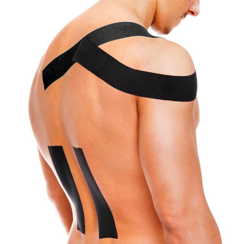 Carti si Birotica - Birotica - Accesorii de birou - Benzi adezive - Banda kinesiologica, dura-aid, 5cm x 5m, culoare negru - Infinity.ro