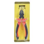 Casa si Gradina - Constructii - Scule de mana si unelte - Clesti si patenti - Cleste metalic, model cu tais lateral, manere pvc, 15 cm, negru/rosu - Infinity.ro