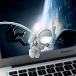 Casa si Gradina - Corpuri si surse de iluminat - Veioze si lampi - Lampi de veghe - Lampa de veghe usb, space, 2 led-uri, figurina astronaut, cablu flexibil 30cm, alb - Infinity.ro