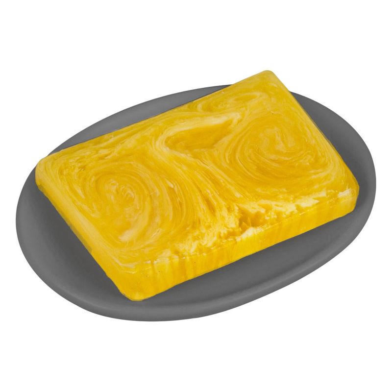 Casa si Gradina - Sanitare - Suporturi si accesorii baie - Suporturi baie - Suport sapun ceramic, oval, gri, dimensiuni 12.5 x 9.5 x 2cm - Infinity.ro