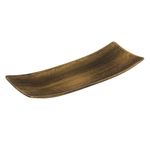 Casa si Gradina - Sanitare - Suporturi si accesorii baie - Suporturi baie - Suport potpourri lemn, model brushed, culoare auriu, dimensiuni 38.5 x 16 x 4cm - Infinity.ro