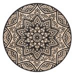 Casa si Gradina - Bucatarie si vesela - Accesorii bar - Suporturi bauturi - Suport pahare lemn mandala, rotund, diametru 11cm - Infinity.ro