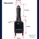 Laptop, Telefoane si Tablete - Telefoane mobile si accesorii - Accesorii Telefoane - Incarcatoare telefoane - Incarcator Auto PowerMax 4 in 1-Incarcare Rapida 96W pentru Pana la 3 Dispozitive Simultan,Transmitator FM - Infinity.ro