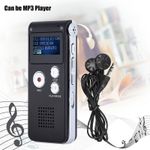 TV, Audio-Video si Foto - Portabile audio - Reportofoane - Mini Reportofon Digital Andowl Q LY77 16G MP3/WAV Negru - Inregistreaza si Reda cu Calitate Exceptionala - Infinity.ro