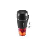 Electronice si Electrocasnice - Electrocasnice bucatarie - Mixere, tocatoare & roboti de bucatarie - Blendere si mini tocatoare - Blender portabil Floria ZLN1719 pentru suc reincarcabil, Capacitate 300 ml, Putere 50W, Lame din otel inoxidabil, Negru - Infinity.ro
