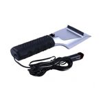 Auto si Moto - Intretinere auto - Produse curatare auto - Racleta Electrica cu Incalzire pentru Parbriz, Alimentatare 12V, 27x8.5x4cm, Negru-Argintiu - Infinity.ro