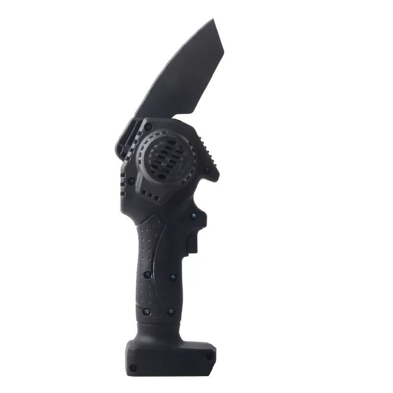 Casa si Gradina - Constructii - Scule electrice si accesorii - Fierastraie electrice - Mini Fierastrau Electric Fara Fir, cu Lant si Lama de 4", 2 Acumulatori de 24V 4500mAh, 550W, si Trusa, Negru - Infinity.ro