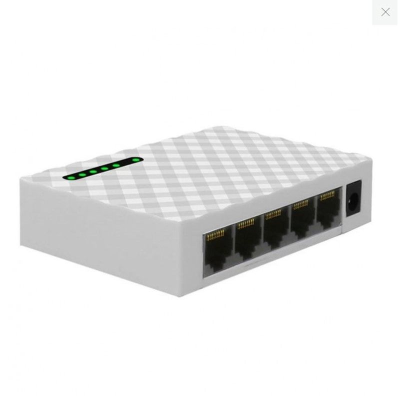 PC, gaming si accesorii - Retelistica - Switch-uri - Switch-uri fara management - Switch internet cu 5 Porturi, JH01 Plug and Play, 100/1000Mbps, auto MDI/MDIX, alb - Infinity.ro