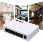 PC, gaming si accesorii - Retelistica - Switch-uri - Switch-uri fara management - Switch internet cu 5 Porturi, JH01 Plug and Play, 100/1000Mbps, auto MDI/MDIX, alb - Infinity.ro