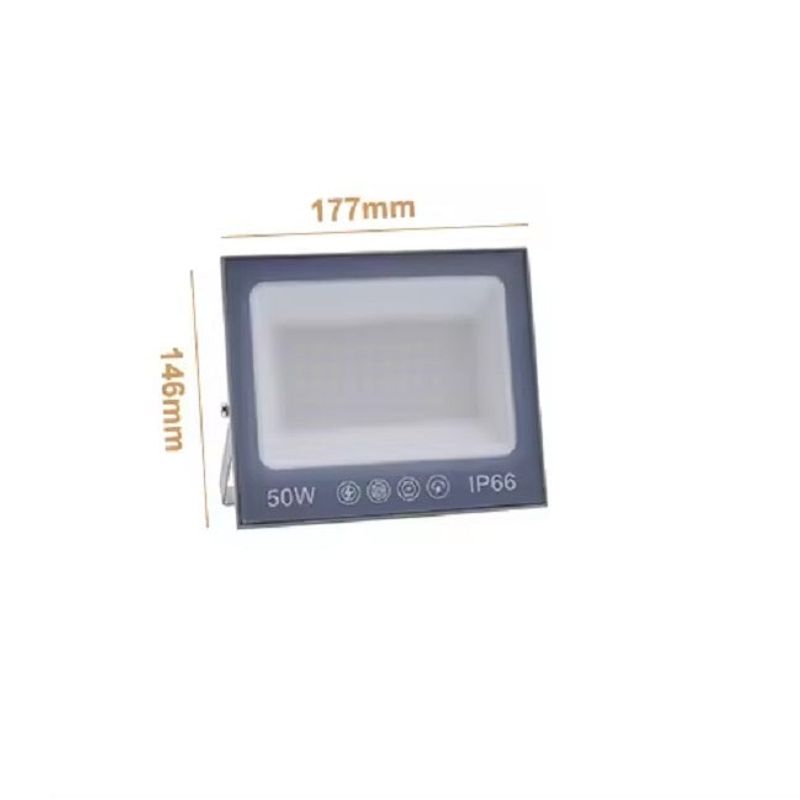 Casa si Gradina - Corpuri si surse de iluminat - Iluminat comercial si industrial - Proiectoare si lampi de lucru - Proiector cu LED-uri de 50W, 5000LM, pentru exterior sau interior, IP66, din sticla mata anti-orbire - Infinity.ro