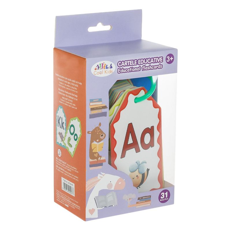 Carti si Birotica - Carti - Carti pentru copii - Activitati extracurriculare - Set cartonase educative, 31 bucati, multicolor, 3+ ani - Infinity.ro