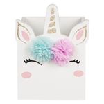 Casa si Gradina - Mobilier - Organizare si depozitare - Cutii depozitare - Cutie decorativa lemn unicorn, alb, 10x 10x 14cm - Infinity.ro