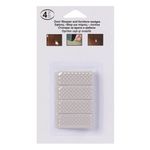 Casa si Gradina - Constructii - Usi interior, exterior si garaj - Accesorii usi - Opritor usa si mobila, abs, off white, set 4 bucati - Infinity.ro