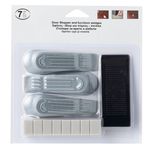 Casa si Gradina - Constructii - Usi interior, exterior si garaj - Accesorii usi - Opritoare usa si mobila, set 7 piese, multicolor, pvc - Infinity.ro