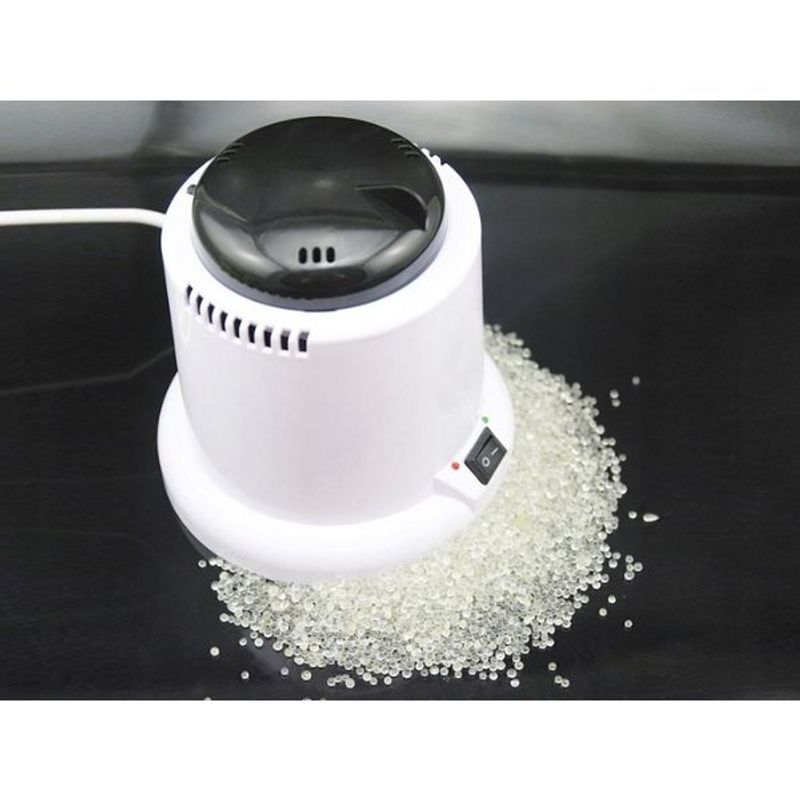 Petshop - Accesorii petshop - Acvaristica si teraristica - Sterilizatoare - Sterilizator pentru ustensile metalice mici, cu bile de sticla, 100W, Alb - Infinity.ro