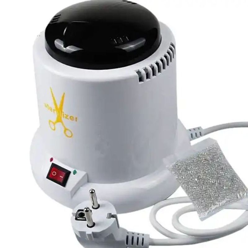 Petshop - Accesorii petshop - Acvaristica si teraristica - Sterilizatoare - Sterilizator pentru ustensile metalice mici, cu bile de sticla, 100W, Alb - Infinity.ro