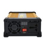 Auto si Moto - Reparatii si depanare - Invertoare auto - Invertor de tensiune auto Andowl KS1500, 1500W, 12V, 220V, 26 x 11 x 6.5cm, auriu - Infinity.ro